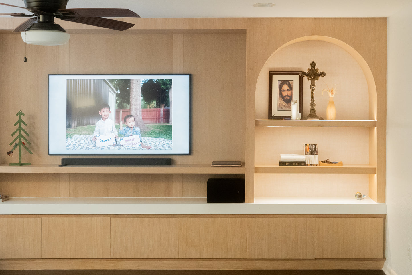 White Oak Living Room