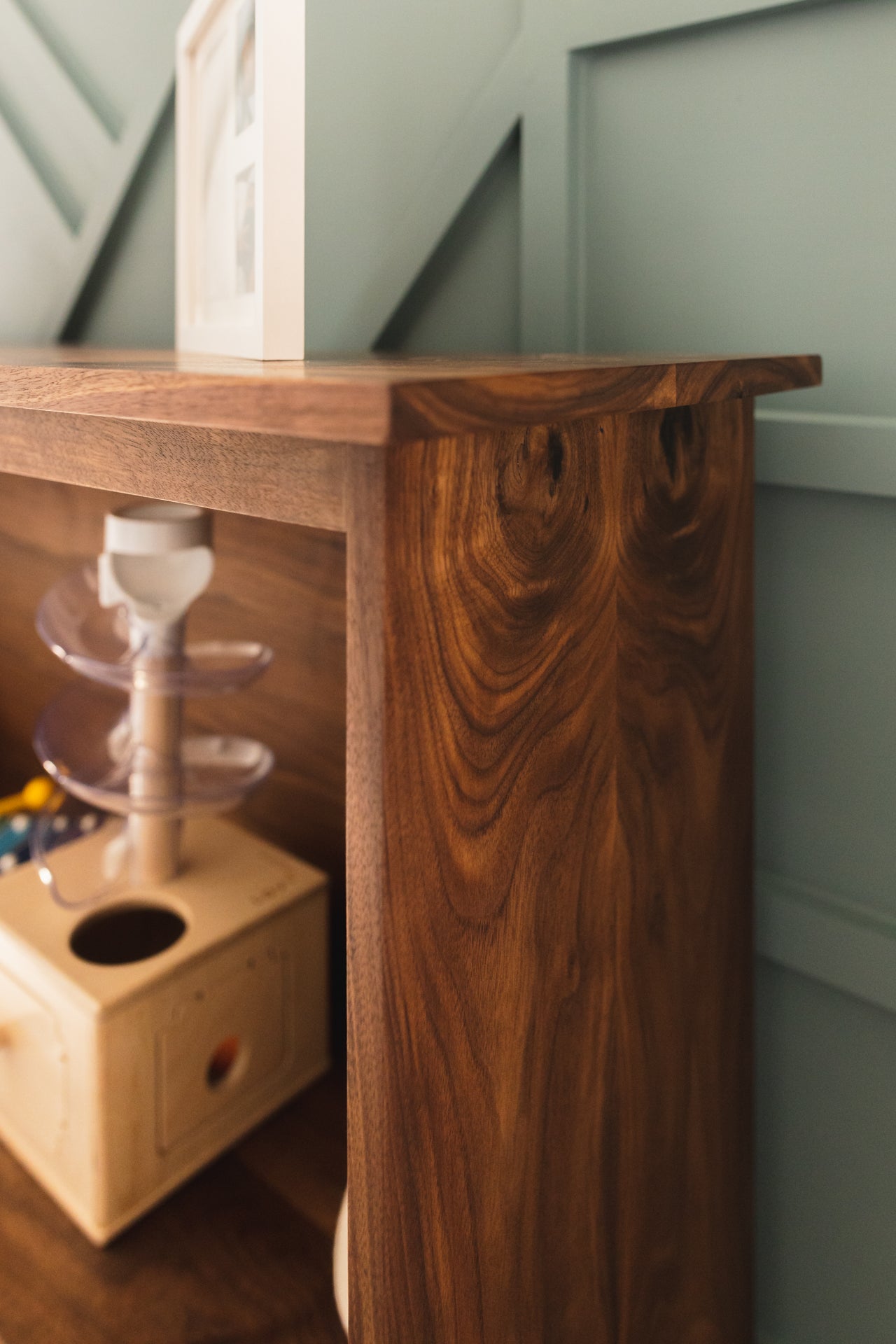 The Bookmatched Toy Shelf