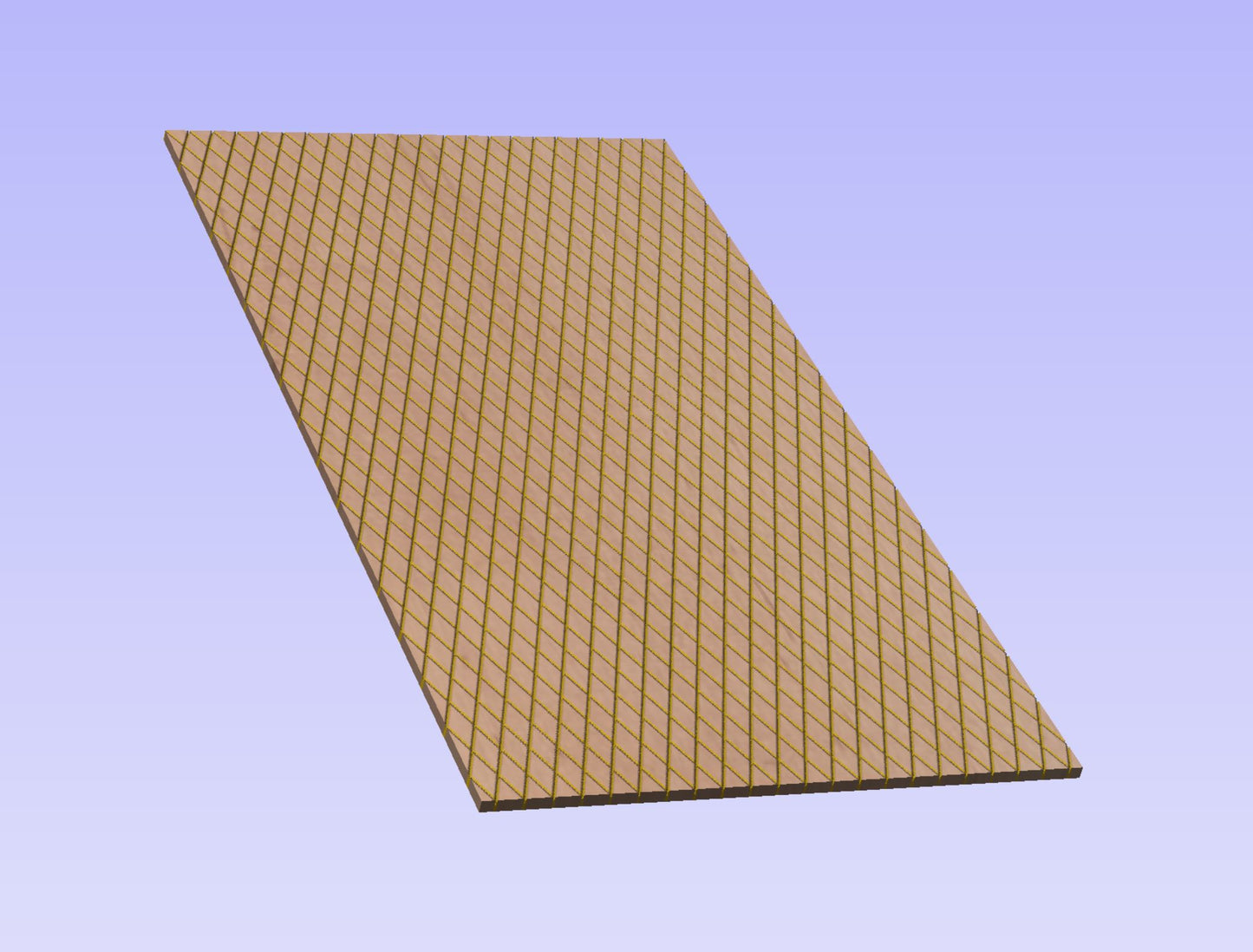 CNC Diamond Wood Pattern