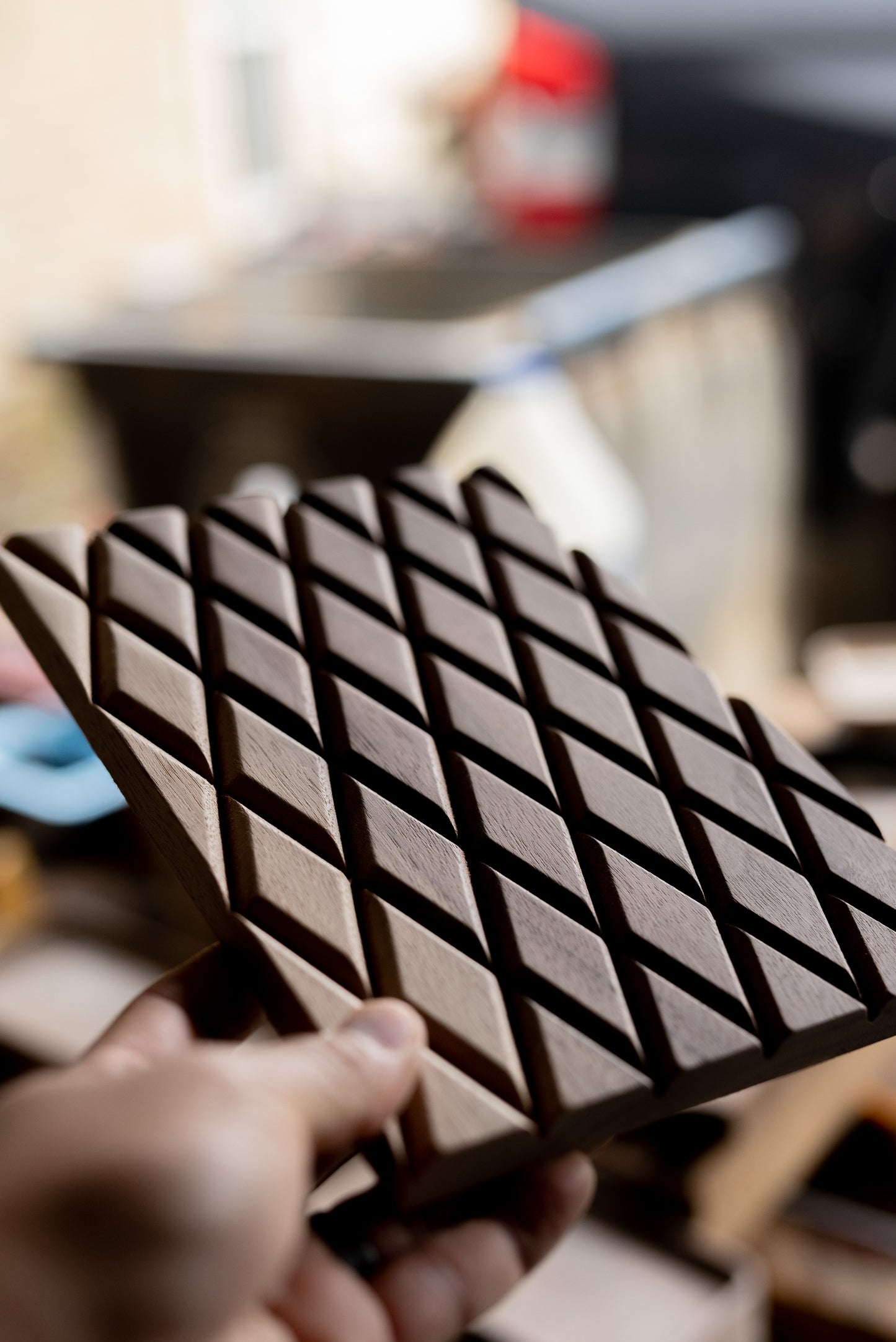 CNC Diamond Wood Pattern