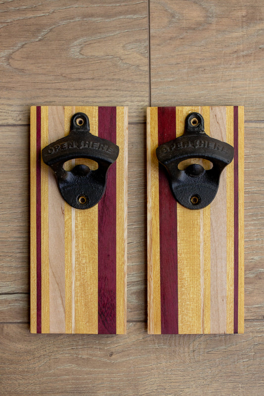 One Time Item : Exotic Yellow Heart Magnetic Bottle Opener
