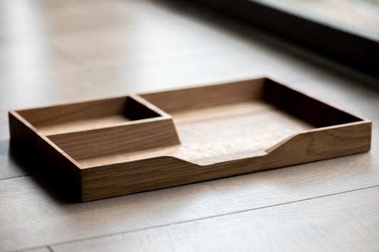 One Time Item : Oak Valet Tray