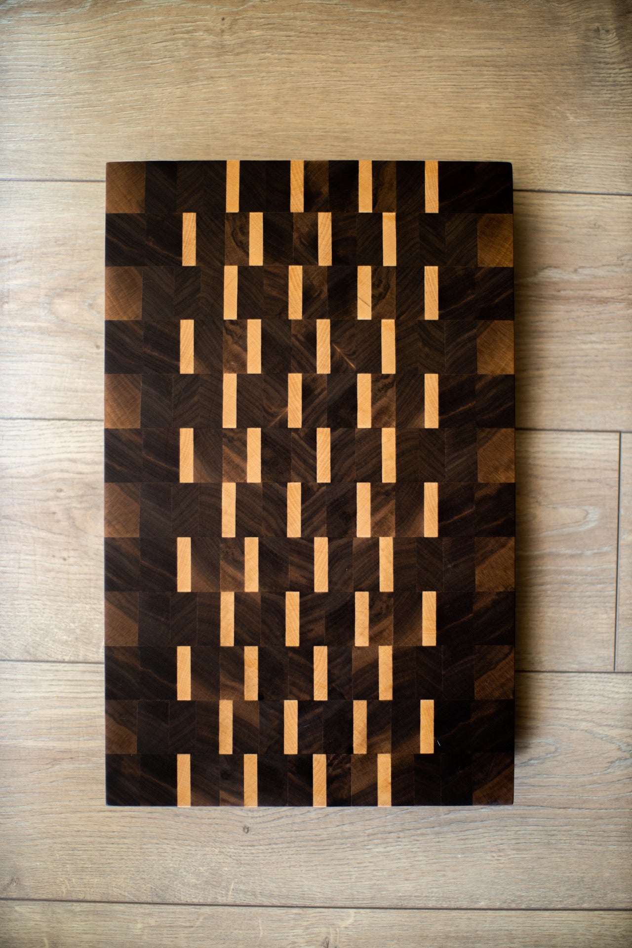 One Time Item : Walnut and Hard Maple End Grain Charcuterie/Cutting Board