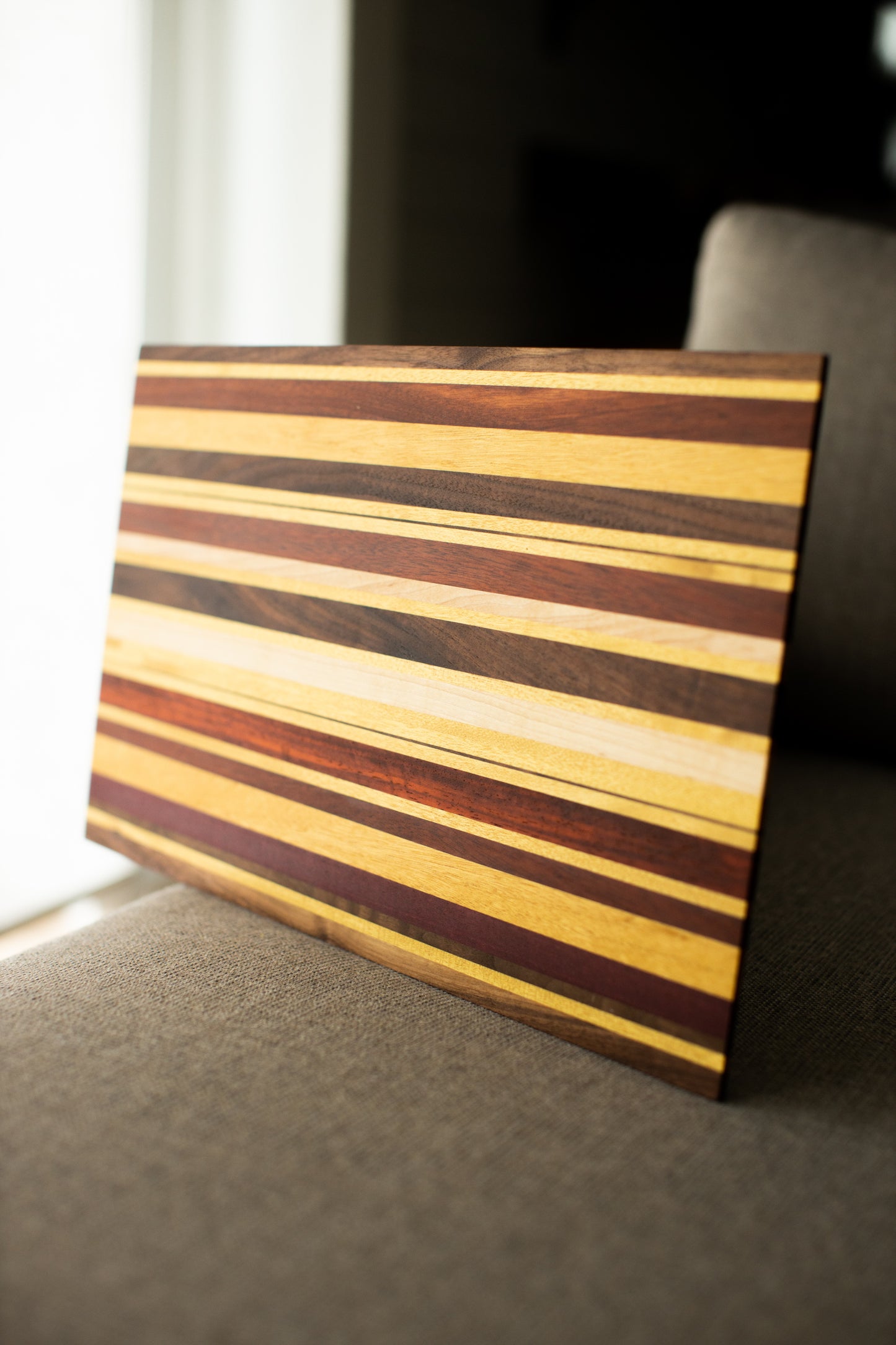 One Time Item : Exotic Wood Charcuterie Board