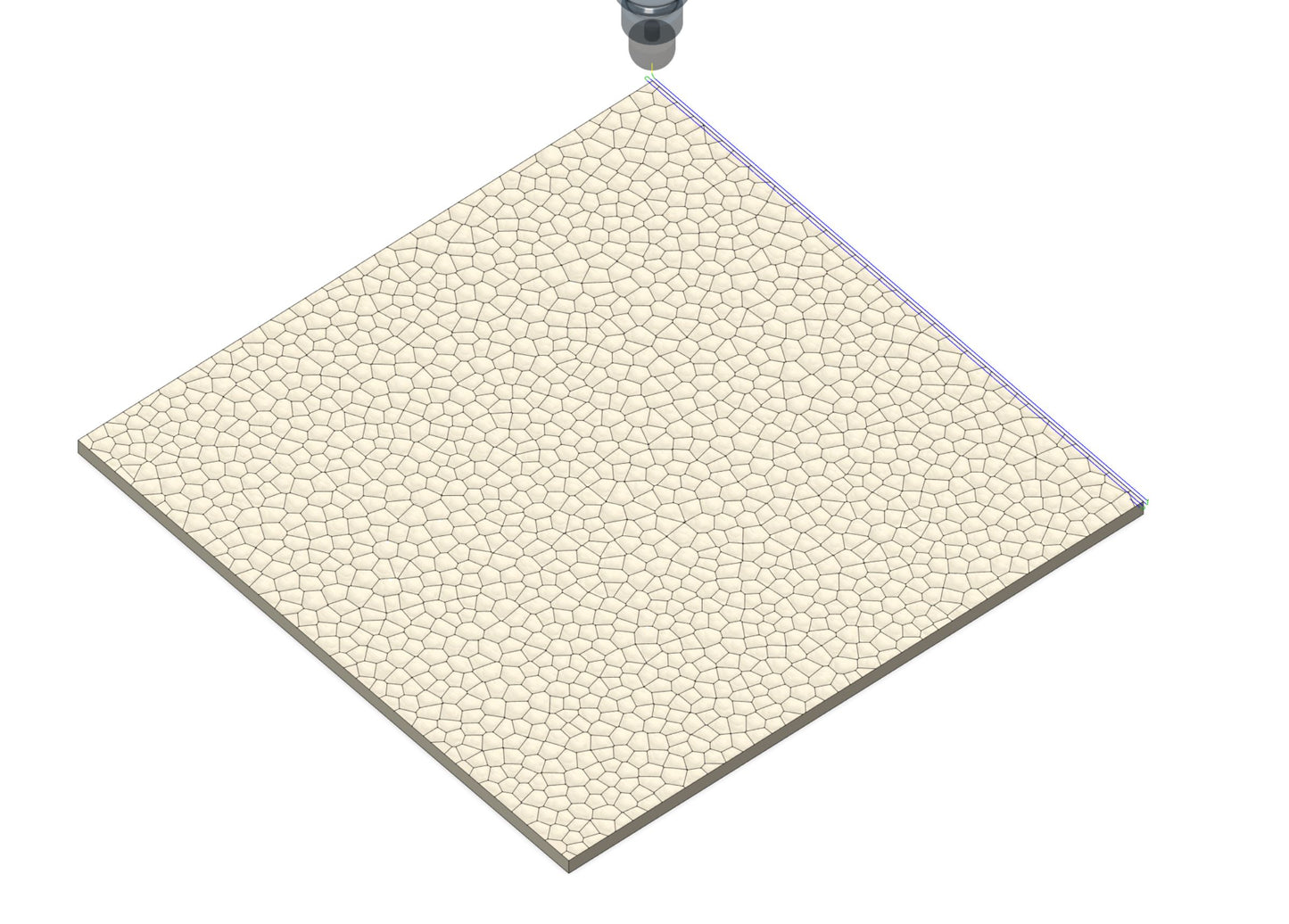 CNC Hand Gouge Texture