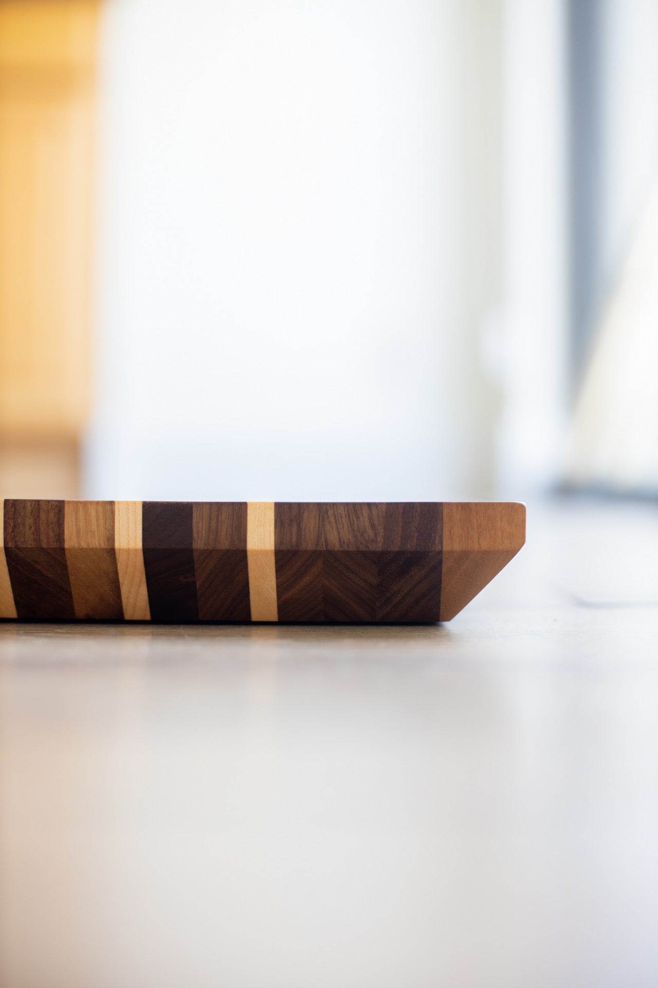 One Time Item : Walnut and Hard Maple End Grain Charcuterie/Cutting Board