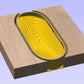 CNC Contour Valet Tray