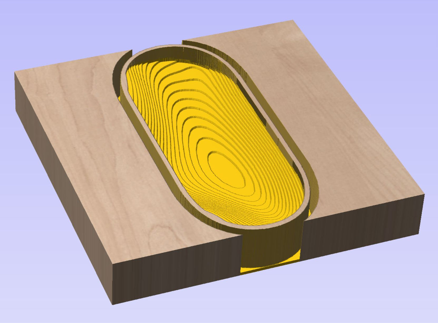CNC Contour Valet Tray